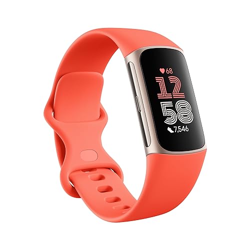 Fitness Tracker Fitbit Charge 6 con Google Apps - Frequenza cardiaca durante l'allenamento...