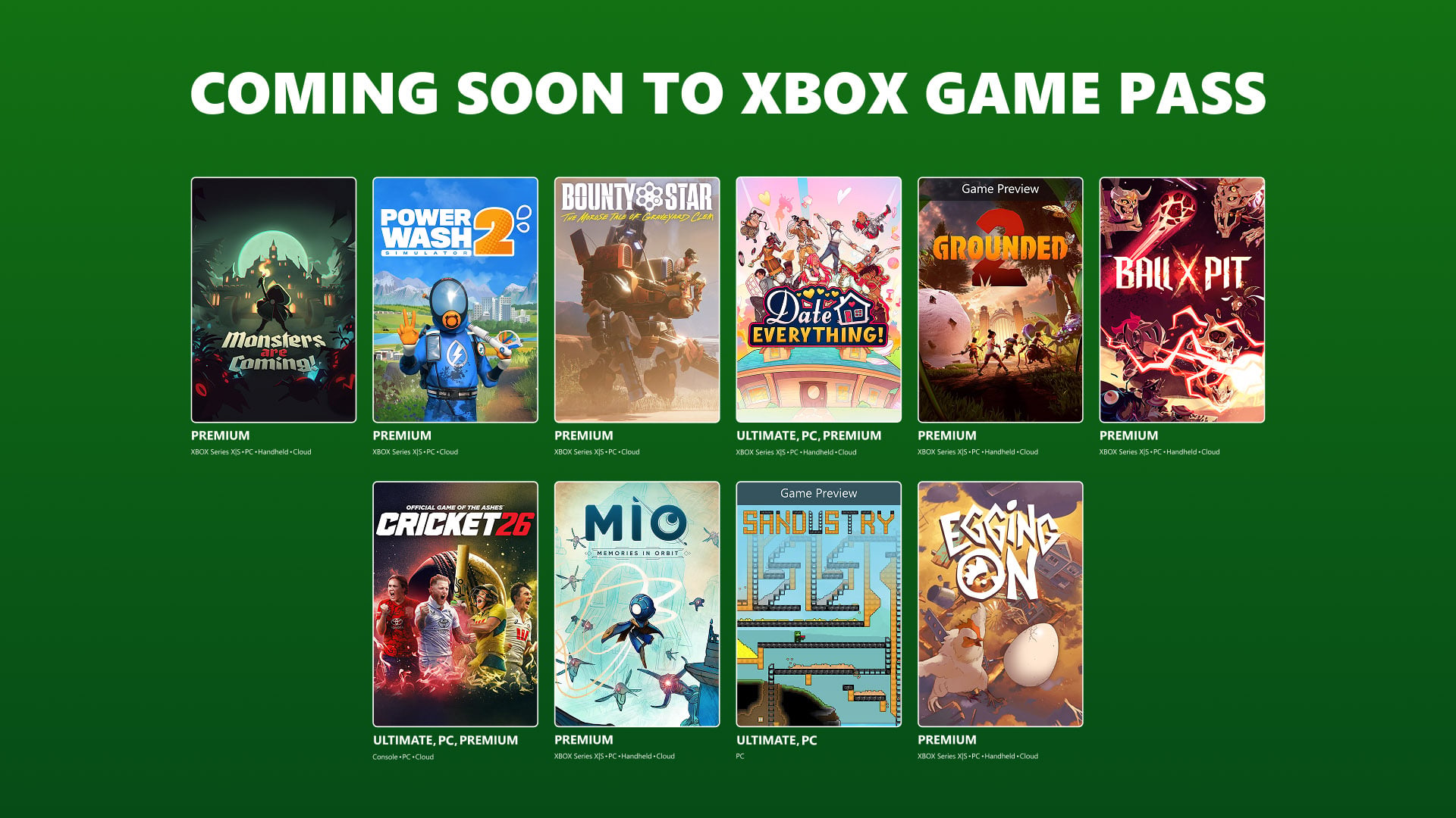 Game Pass aggiunge la beta aperta di Gears of War: E-Day, Cricket 26, Date Everything! e altro ancora da inizio a metà agosto