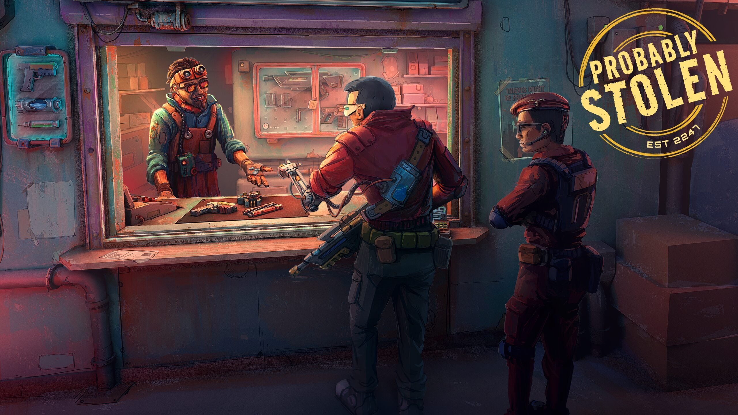 Simulatore di negozi cyberpunk Probabilmente Stolen annunciato per PC