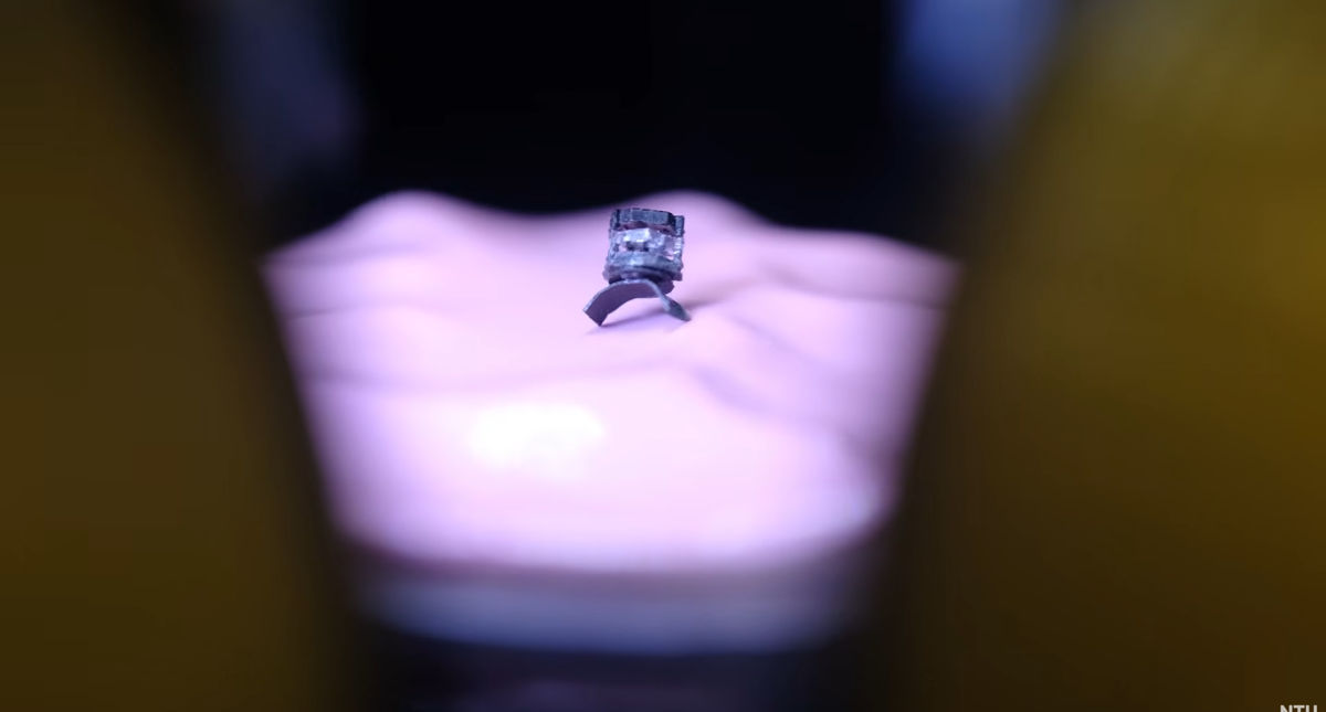 Gli scienziati creano un robot delle dimensioni di un seme che esegue 5 lavori chirurgici