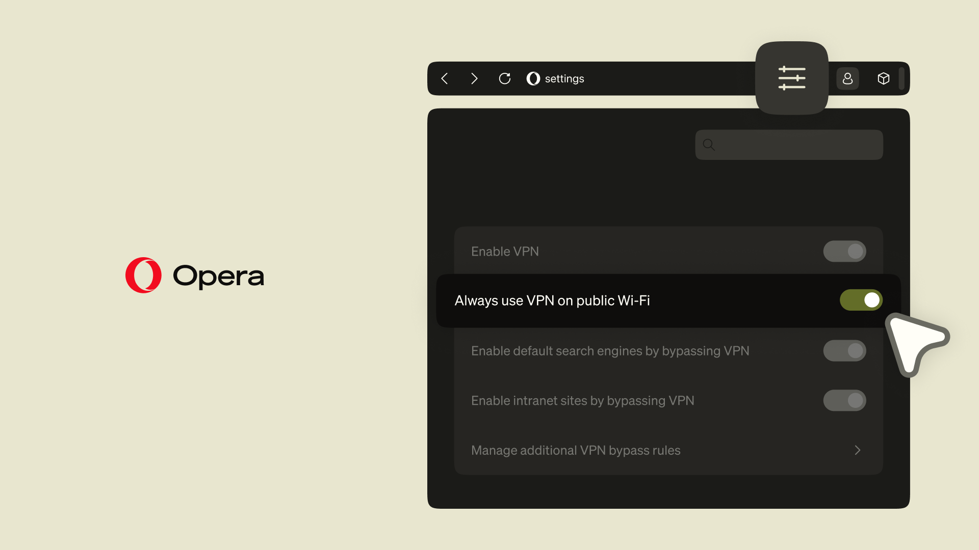 Opera VPN aggiunge finalmente la protezione automatica per le connessioni di rete Wi-Fi pubbliche