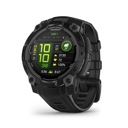 Garmin Instinct® 3 AMOLED, smartwatch GPS robusto, 45 mm, nero
